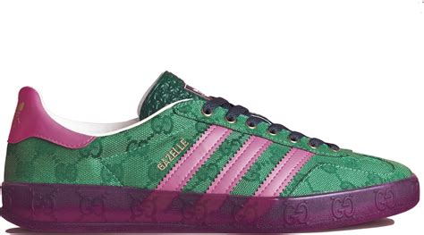 gucci adidas green gazelle|Adidas Gucci stockx.